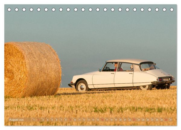 Produktbild: Citro&euml;n DS G&ouml;ttin im Mittelrheintal (Tischkalender 2026 DIN A5 quer), CALVENDO Monatskalender