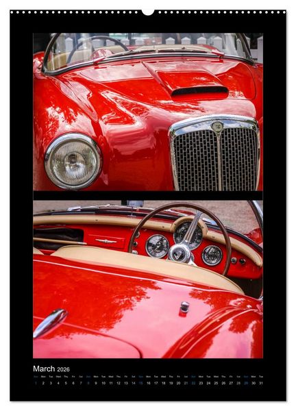 Produktbild: The World of Classic Cars (High Quality Premium Wall Calendar 2026 DIN A2 portrait),CALVENDO 12 Month Wall Calendar