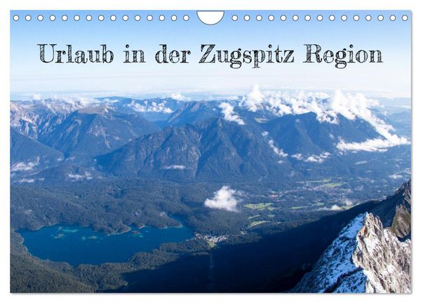 Produktbild: Urlaub in der Zugspitz Region (Wandkalender 2026 DIN A4 quer), CALVENDO Monatskalender