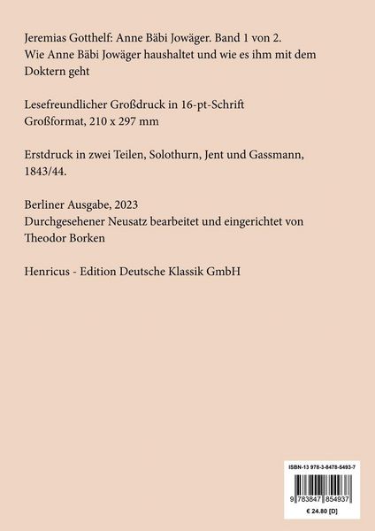 Produktbild: Anne B&auml;bi Jow&auml;ger (Gro&szlig;druck)