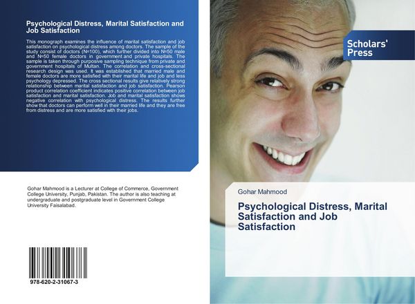 Produktbild: Psychological Distress, Marital Satisfaction and Job Satisfaction