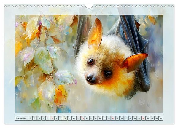 Produktbild: Flughunde. Anmut in stimmungsvollen Naturszenen (Wandkalender 2027 DIN A3 quer), CALVENDO Monatskalender