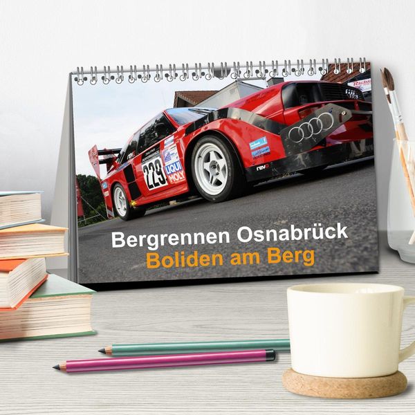 Produktbild: Bergrennen Osnabr&uuml;ck &ndash; Boliden am Berg (Tischkalender 2026 DIN A5 quer), CALVENDO Monatskalender