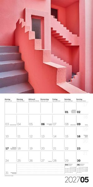 Produktbild: Die Farbe Pink Kalender 2027 - 30x30 - Art12