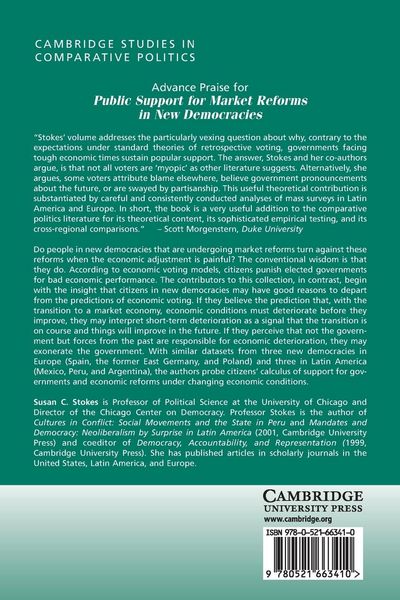 Produktbild: Public Support for Market Reforms in New Democracies