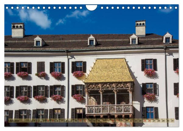 Produktbild: Innsbruck - Die Stadt im Herzen der Alpen (Wandkalender 2026 DIN A4 quer), CALVENDO Monatskalender