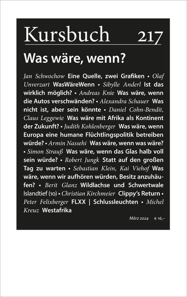 Produktbild: Kursbuch 217