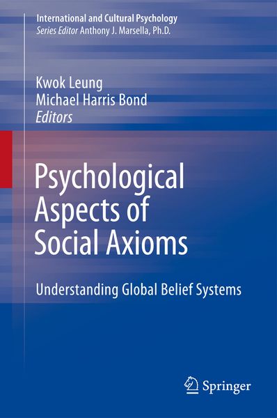 Produktbild: Psychological Aspects of Social Axioms