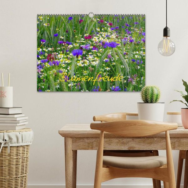 Produktbild: Blumenfreude (Wandkalender 2026 DIN A3 quer), CALVENDO Monatskalender