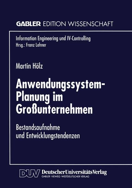 Produktbild: Anwendungssystem-Planung im Gro&szlig;unternehmen