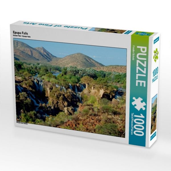 CALVENDO Puzzle Epupa Falls | 1000 Teile Lege-Größe 64x48cm Foto-Puzzle für glückliche Stunden