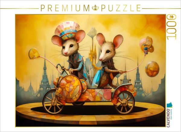 Produktbild: CALVENDO Puzzle Zirkus-Phantasien | 1000 Teile Lege-Gr&ouml;&szlig;e 64x48cm Foto-Puzzle f&uuml;r gl&uuml;ckliche Stunden