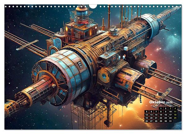 Produktbild: Lost Places im Orbit (Wandkalender 2026 DIN A3 quer), CALVENDO Monatskalender