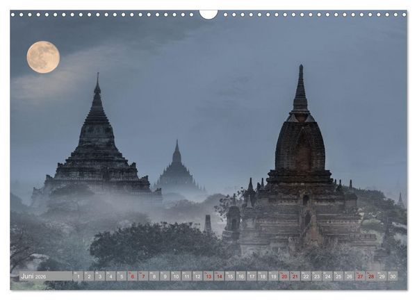 Produktbild: Vollmond - Momente der Ruhe (Wandkalender 2026 DIN A3 quer), CALVENDO Monatskalender