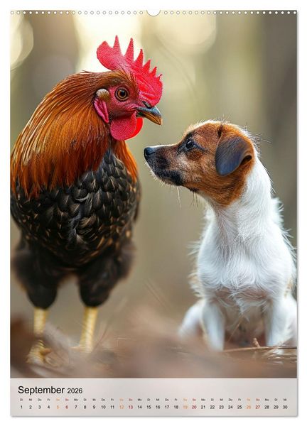 Produktbild: Jack Russel Terrier - furchtlos und viel Selbstvertrauen (Wandkalender 2026 DIN A2 hoch), CALVENDO Monatskalender