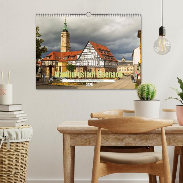 Produktbild: Wartburgstadt Eisenach - Reise durch das sch&ouml;ne Th&uuml;ringen (Wandkalender 2026 DIN A3 quer), CALVENDO Monatskalender