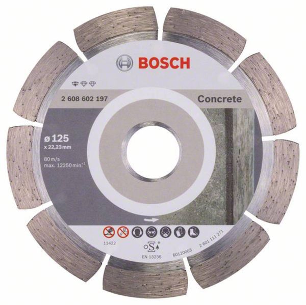 Bosch Accessories 2608602197 Diamanttrennscheibe Durchmesser 125mm 1St.