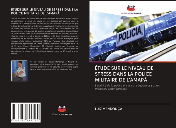 Produktbild: &Eacute;tude Sur Le Niveau De Stress Dans La Police Militaire De L'amap&aacute;