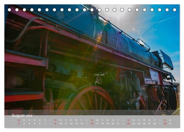 Produktbild: F&uuml;r Liebhaber des Dampfes (Tischkalender 2026 DIN A5 quer), CALVENDO Monatskalender