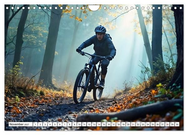 Produktbild: Elemental Ride. Mountainbike-Action durch Schnee, Matsch, Sonne und Laub (Wandkalender 2027 DIN A4 quer), CALVENDO Monatskalender