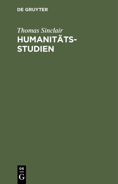 Produktbild: Humanit&auml;tsstudien