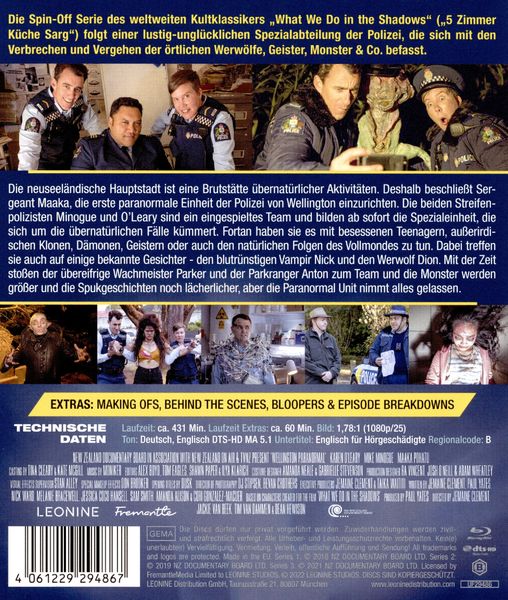 Produktbild: Wellington Paranormal - Staffel 1-3 [3 BRs]