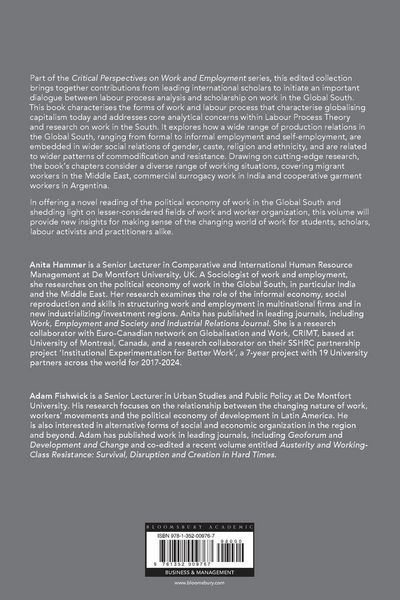 Produktbild: The Political Economy of Work in the Global South