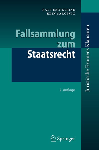 Produktbild: Fallsammlung zum Staatsrecht