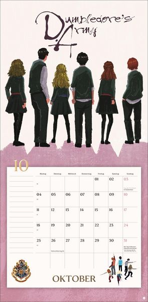 Produktbild: Harry Potter Broschurkalender 2027