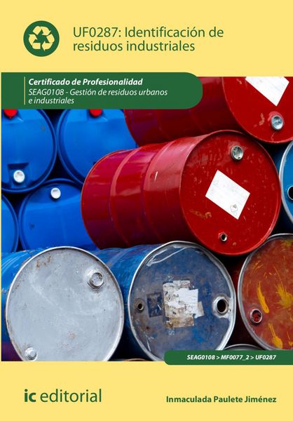 Produktbild: Identificaci&oacute;n de residuos industriales. SEAG0108