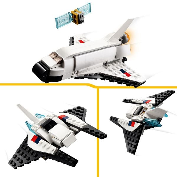 Produktbild: LEGO Creator 3in1 31134 Spaceshuttle und Raumschiff-Spielzeug-Set