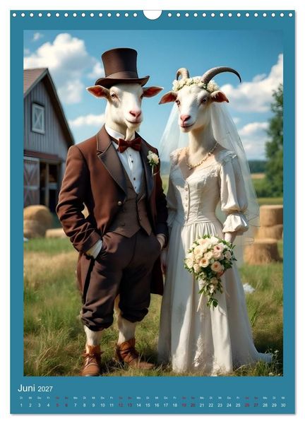 Produktbild: Nicht nur ein Vogel wollte Hochzeit halten (Wandkalender 2027 DIN A3 hoch), CALVENDO Monatskalender