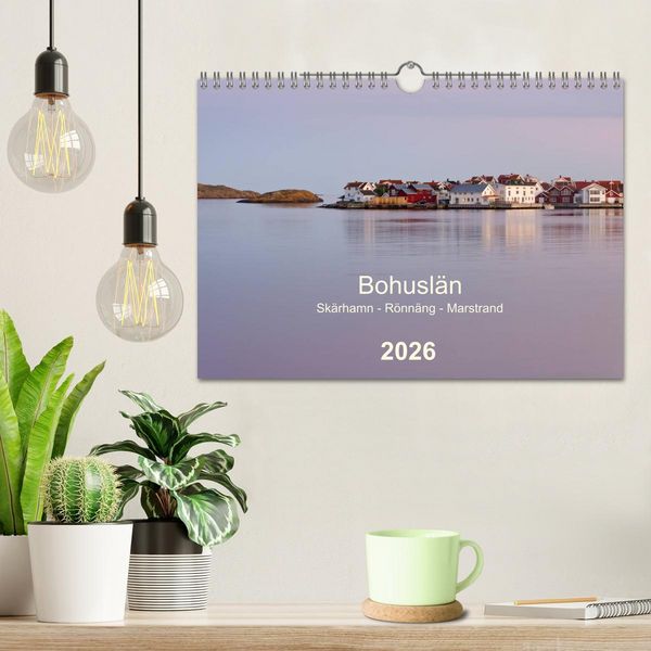 Produktbild: Bohusl&auml;n. Sk&auml;rhamn - R&ouml;nn&auml;ng - Marstrand (Wandkalender 2026 DIN A4 quer), CALVENDO Monatskalender