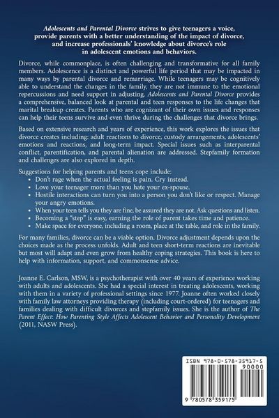 Produktbild: Adolescents and Parental Divorce