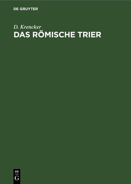 Produktbild: Das R&ouml;mische Trier