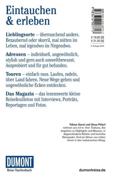 Produktbild: DUMONT Reise-Taschenbuch Reisef&uuml;hrer Toskana