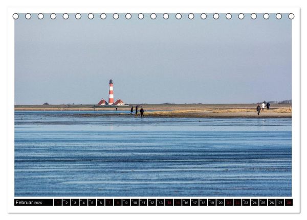 Produktbild: St. Peter-Ording - Natur pur (Tischkalender 2026 DIN A5 quer), CALVENDO Monatskalender