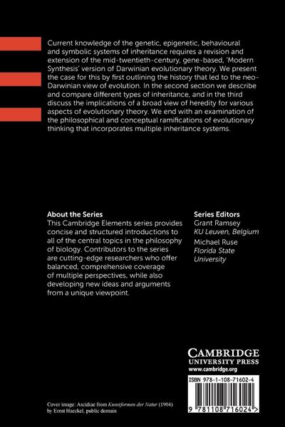 Produktbild: Inheritance Systems and the Extended Evolutionary Synthesis