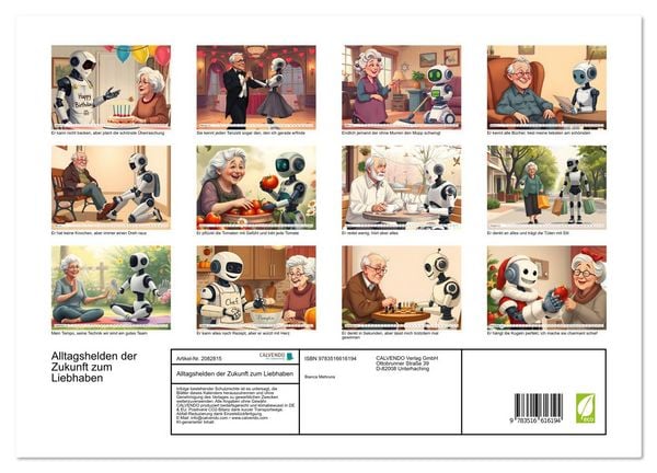 Produktbild: Alltagshelden der Zukunft zum Liebhaben (Wandkalender 2026 DIN A3 quer), CALVENDO Monatskalender