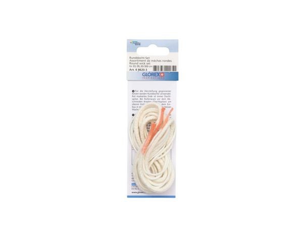 Produktbild: Kerzendocht-Set 3,9,20 je100cm