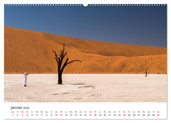 Produktbild: Des&eacute;rt namibien (Calendrier mural 2026 DIN A2 vertical) calendrier de bureau