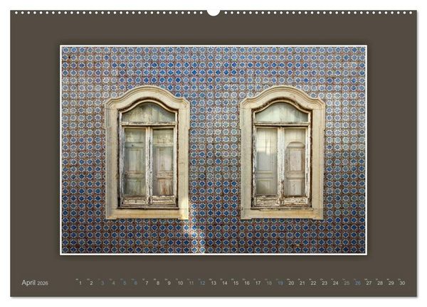 Produktbild: Azulejo-Fassaden in Portugal (Wandkalender 2026 DIN A2 quer), CALVENDO Monatskalender