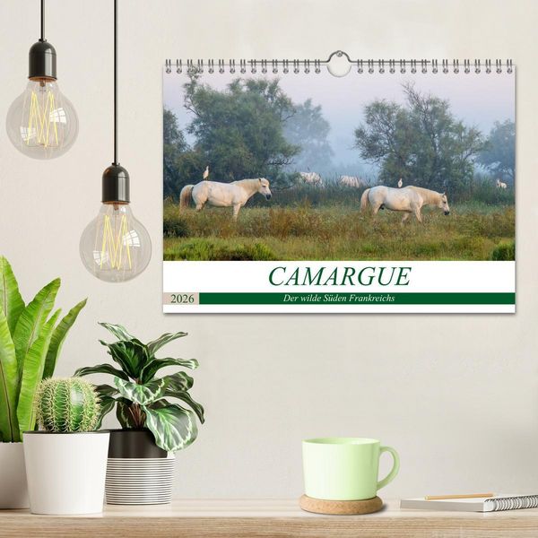 Produktbild: Camargue - Der wilde S&uuml;den Frankreichs (Wandkalender 2026 DIN A4 quer), CALVENDO Monatskalender