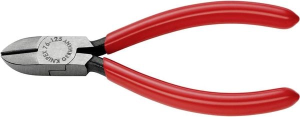 Produktbild: Knipex 76 01 125 Elektronik- u. Feinmechanik Seitenschneider mit Facette 125mm