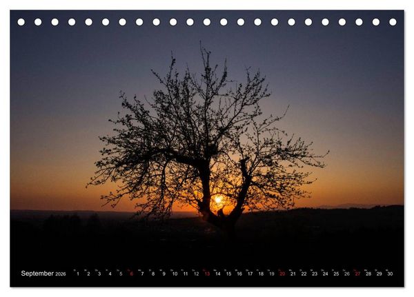Produktbild: Eindrucksvolle Landschaften (Tischkalender 2026 DIN A5 quer), CALVENDO Monatskalender