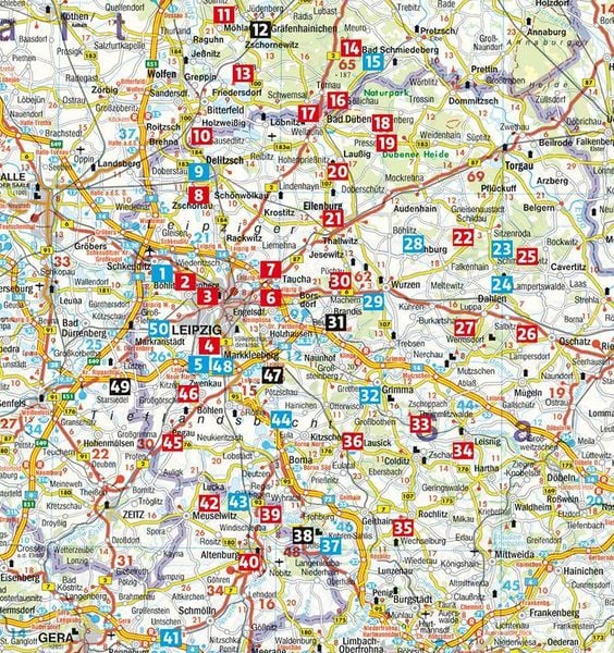 Produktbild: ROTHER Wanderf&uuml;hrer Rund um Leipzig