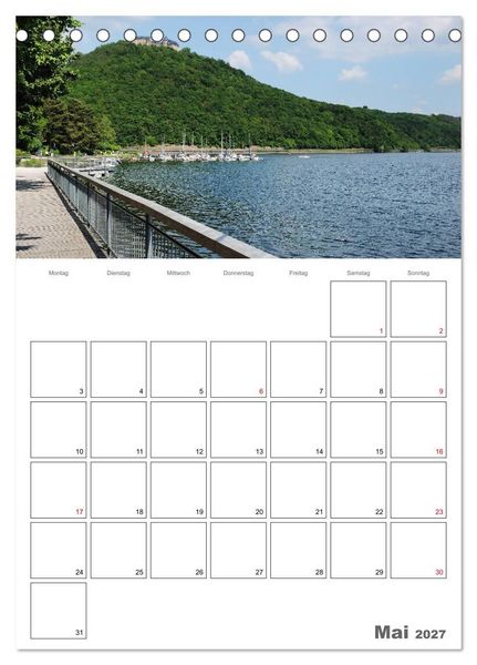 Produktbild: Hessens sch&ouml;nster See - Der Edersee (Tischkalender 2027 DIN A5 hoch), CALVENDO Monatskalender