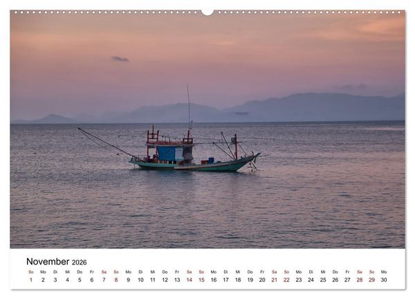 Produktbild: Die sch&ouml;nsten Inseln Thailands (Wandkalender 2026 DIN A2 quer), CALVENDO Monatskalender