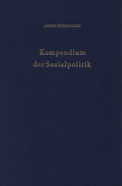 Produktbild: Kompendium der Sozialpolitik.