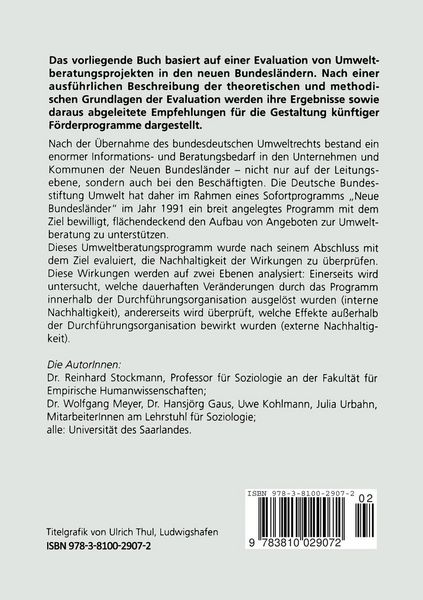 Produktbild: Nachhaltige Umweltberatung